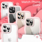 JETech Apple iPhone 16 Pro Cute Dalgal Klf -Pink