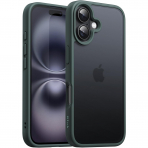 JETech Apple iPhone 16 Mat Klf-Dark Green