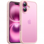 JETech Apple iPhone 16 Mat Klf-Light Pink