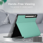 JETech Kalem Blmeli Galaxy Tab S9 Ultra Klf-Green