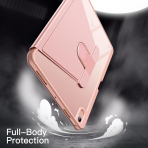 JETech Rotating iPad Air 6.Nesil Klf (11 in)-Rose Gold