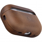 MAOGOAM Deri AirPods Pro 2.Nesil Klf-Dark Brown