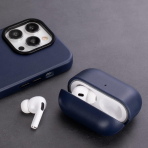 MAOGOAM Deri AirPods Pro 2.Nesil Klf-Blue