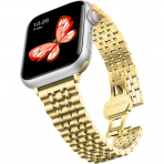 baozai Apple Watch 10 42/46mm elik Kay -Gold