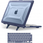 MOSISO MacBook Air M3 Standl Klf (13 in)-Navy Blue