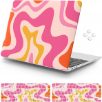 iCasso MacBook Air Desenli Klf (13 in)-Pink 