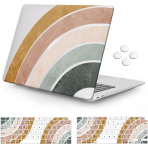 iCasso MacBook Air Desenli Klf (13 in)-Morandi Rainbow 