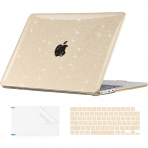 EooCoo MacBook Air M3 Glitter Klf (13 in)-Starlight Clear 