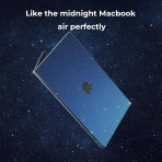 EooCoo MacBook Air M3 Glitter Klf (13 in)-Sparkly Midnight 