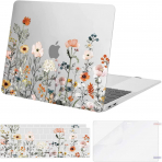 MOSISO MacBook Air M3 Desenli Klf (13 in)-Transparent 