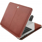 MOSISO Deri MacBook Air M3 Uyumlu Klf (13 in)-Brown