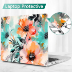 May Chen MacBook Pro M4 Sert Klf (16 in)-Floral Water