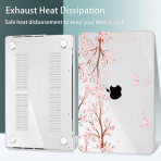 May Chen MacBook Pro M4 Sert Klf (16 in)-Butterfly Cherry