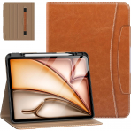 MoKo Deri Folyo iPad Air M2 Klf (13 in)-Brown