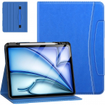 MoKo Deri Folyo iPad Air M2 Klf (13 in)-Blue Wave