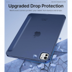  MoKo Apple iPad Pro M4 Ultra Slim Klf (11 in)-Navy Blue 