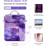 MoKo Omuz Askl Tablet antas(12.9-13 in)-Purple Starry Sky