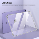 MoKo effaf iPad Air 4/5/6.Nesil Klf (11/10.9 in)-Clear Glitter 