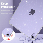 MoKo effaf iPad Air 4/5/6.Nesil Klf (11/10.9 in)-Clear Glitter 