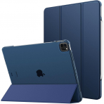 MoKo Kalem Blmeli iPad Air Klf (13 in)-Navy Blue