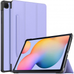 Moko Kalem Blmeli Galaxy Tab S6 Lite Klf (10.4 in)-Light Purple