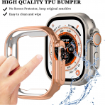 NINKI Apple Watch Ultra 1/2 Bumper Klf-Rose Gold