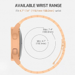 NINKI Galaxy Watch 7/6/5/4 Kay(40mm/44mm)-Rose Gold