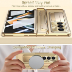 NINKI Kickstandl Galaxy Z Fold 6 Klf-Champagne Gold