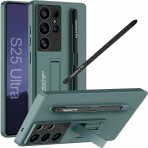 NINKI Samsung Galaxy S25 Ultra Kickstandl Klf-Green