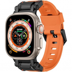 NewWays Apple Watch Ultra elik Kay (42/44/45/49mm)-Orange