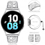 NewWays Galaxy Watch 7/6 elik Kay (40/42/44/46mm)-Silver 