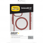 OtterBox Apple iPhone 16 Defender XT Klf -Brick Red Clear