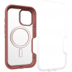 OtterBox Apple iPhone 16 Defender XT Klf -Brick Red Clear