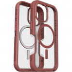 OtterBox Apple iPhone 16 Defender XT Klf -Brick Red Clear