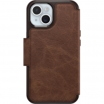 OtterBox Strada Folio iPhone 15 Plus Czdan Klf -Brown