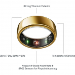 Oura Ri ng Gen3 Horizon Akll Yzk(Gold)-11