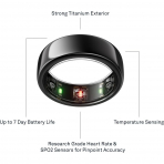 Oura Ri ng Gen3 Horizon Akll Yzk(Black)-12