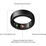 Oura Ri ng Gen3 Horizon Akll Yzk(Stealth)-6