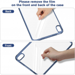 Procase Apple iPad Mini 7 effaf Klf -Clearnavy