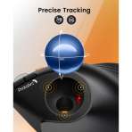 ProtoArc Bluetooth Vertical Trackball Mouse-Blue