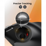 ProtoArc Bluetooth Vertical Trackball Mouse-Gray