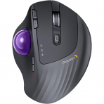 ProtoArc Bluetooth Vertical Trackball EM01 Mouse-Purple Ball 