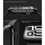 Rin gke Apple Watch 10 46mm Bumper Bezel Klf-Black