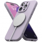 Rin gke Apple iPhone 16 Pro Silikon Klf-Light Purple