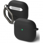 Rin gke Apple AirPods 4 Silikon Klf -Black