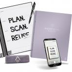 Rocketbook Everlast Fusion Tekrar Kullanlabilir Defter (Letter)-Lightspeed Lilac