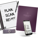 Rocketbook Everlast Fusion Tekrar Kullanlabilir Defter (Letter)-Plum