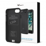 SAVFY iPhone 8  Bataryal Klf (3000 mAh)-Black