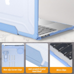 SEYMAC MacBook Air Koruyucu Klf (13.6 in)-SkyBlue