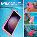 SPORTLINK Galaxy S23 Ultra Su Geirmez Klf -Pink